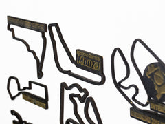 2024 Formula 1 Track Wood Decor - Individual Track