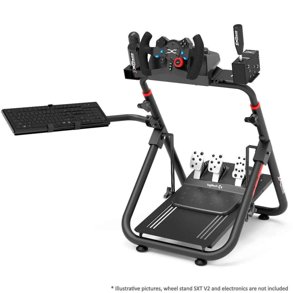 ARTICULATED KEYBOARD TRAY - FITS SXT V2 MODEL - Extreme Simracing