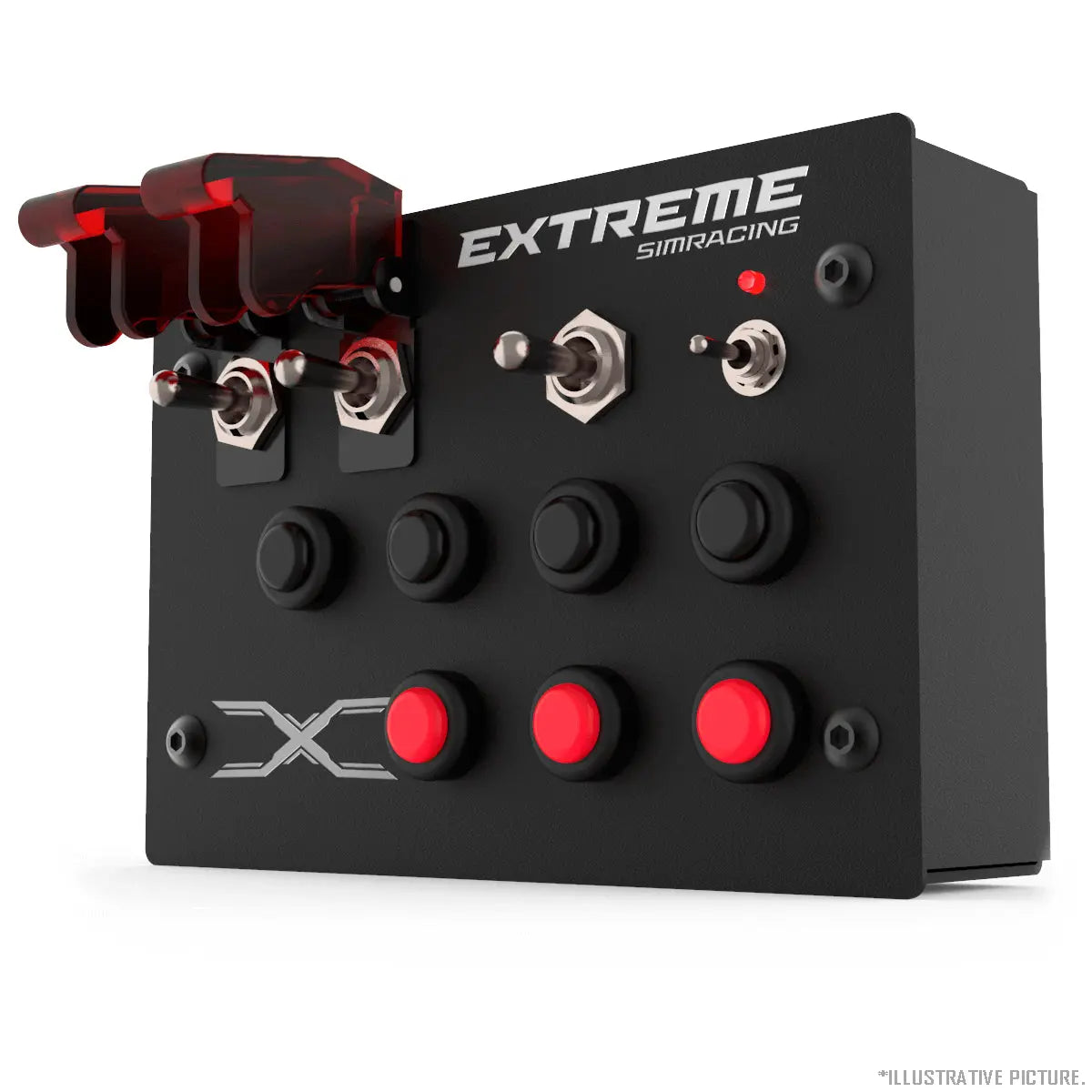 R_ Extreme Simracing Button Box with Mount Bracket Included