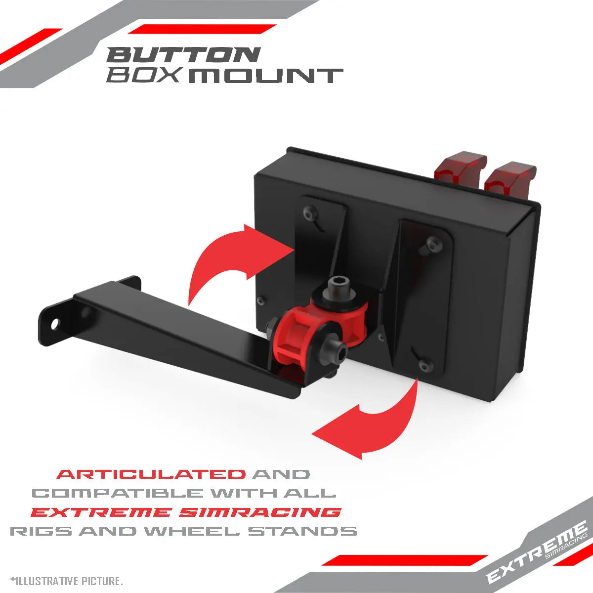 BUTTON BOX EXTREME SIMRACING (MOUNT BRACKET INCLUDED) – Extreme