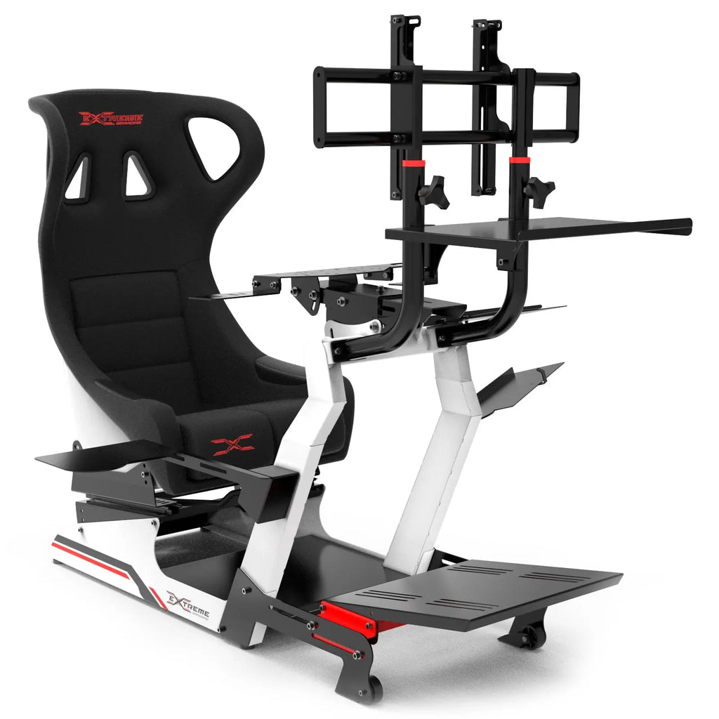 COCKPIT X 3.0 FULL ACCESSORIES - WHITE EDITION - Extreme Simracing