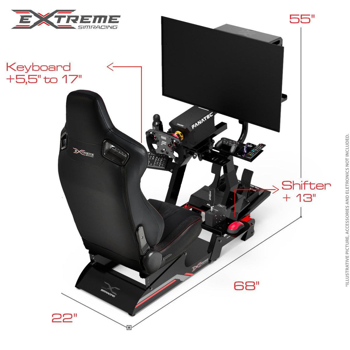 Obutto Suporte Monitor - Sim Racing Tech