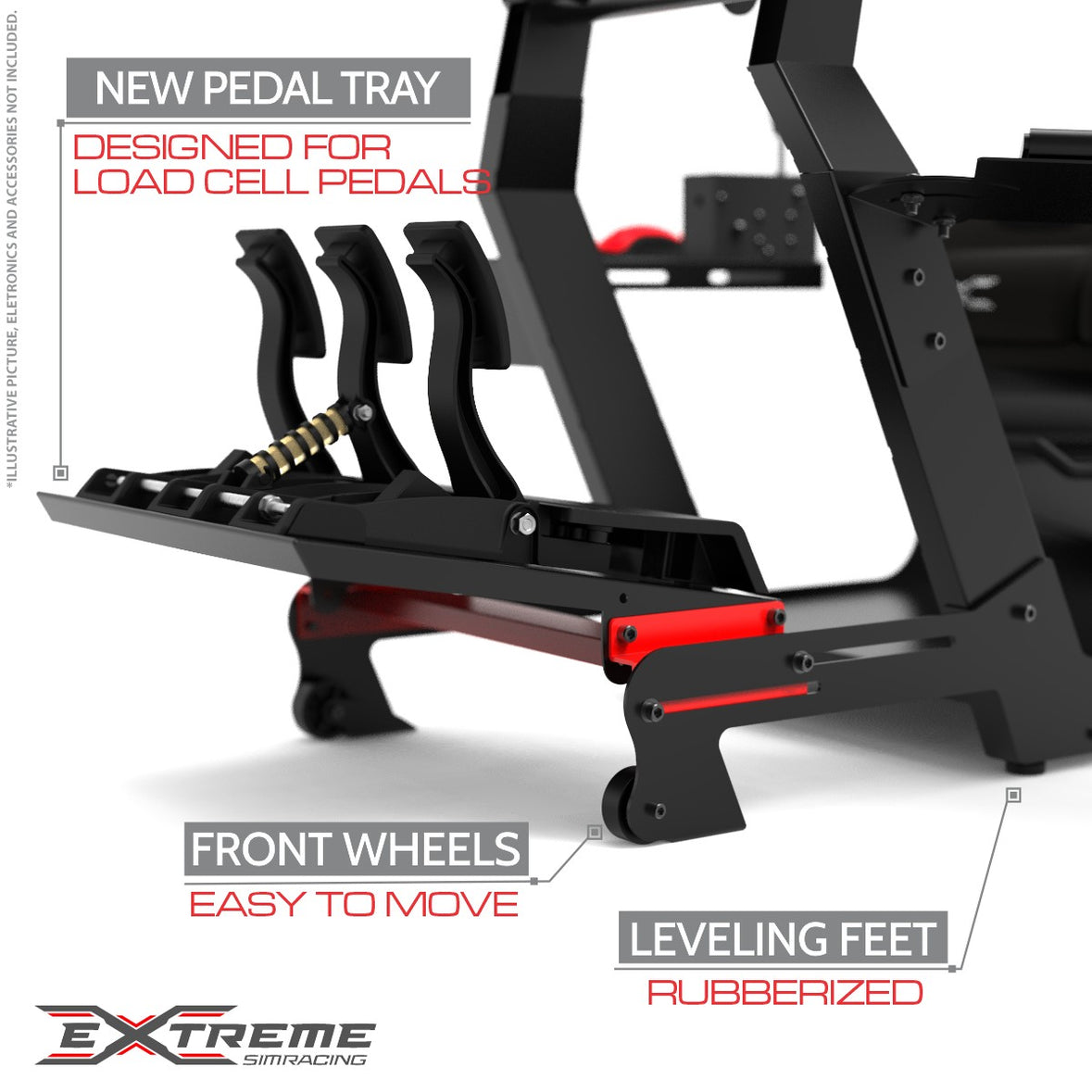 EXTREME SIM RACING CHASSIS 3.0 - FULL OF ACCESSORIES – Extreme