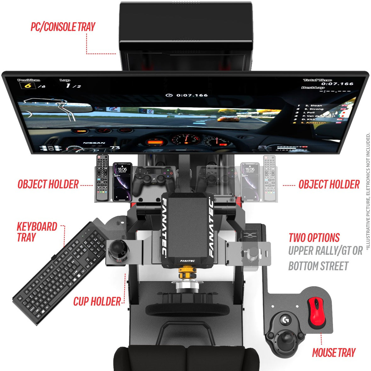 Extreme SimRacing Cockpit Virtual Experience 3.0 Fully Accessorized