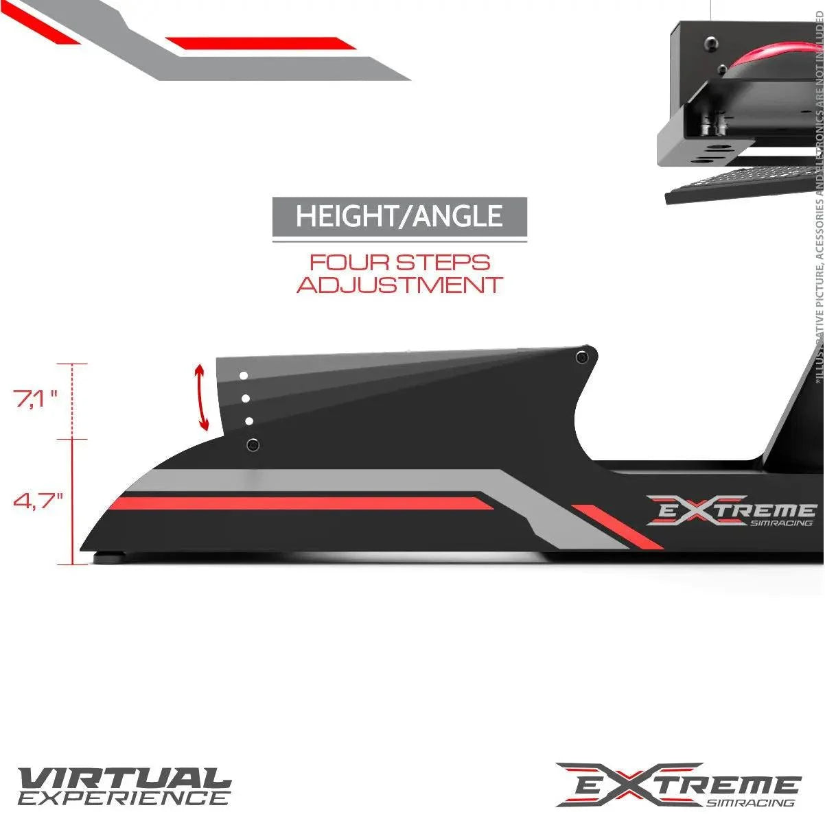 EXTREME SIM RACING CHASSIS 3.0 - FULL OF ACCESSORIES - Extreme Simracing