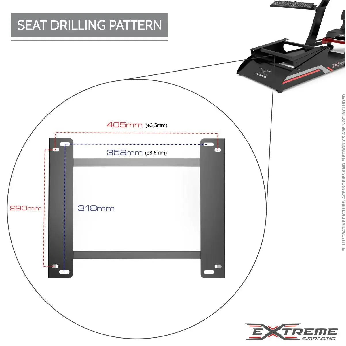 EXTREME SIM RACING CHASSIS 3.0 - FULL OF ACCESSORIES - Extreme Simracing