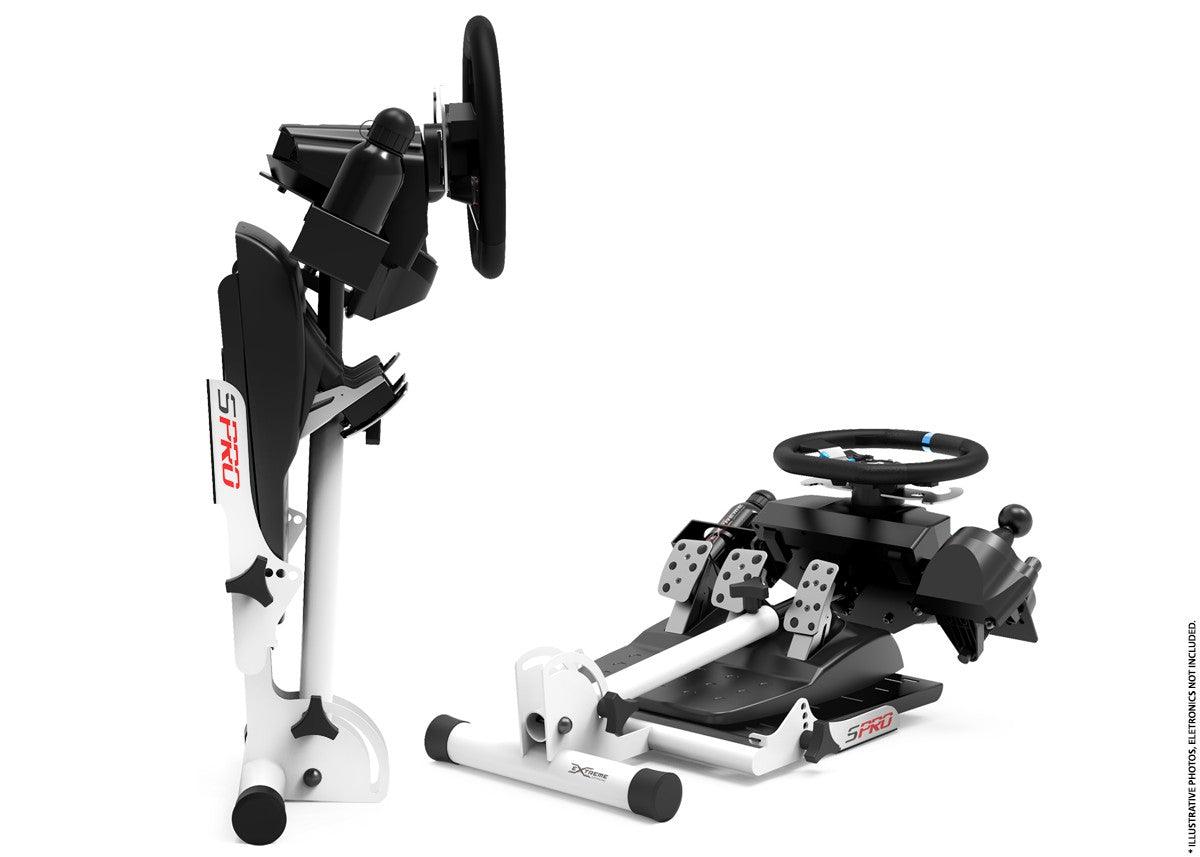 WHEEL STAND WHITE EDITION SPRO - Extreme Simracing