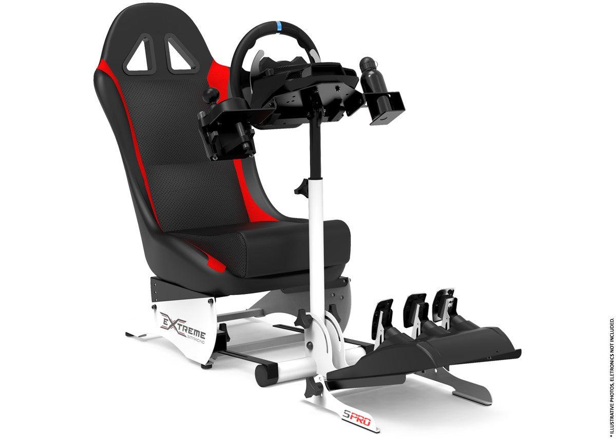 WHEEL STAND WHITE EDITION SPRO - Extreme Simracing