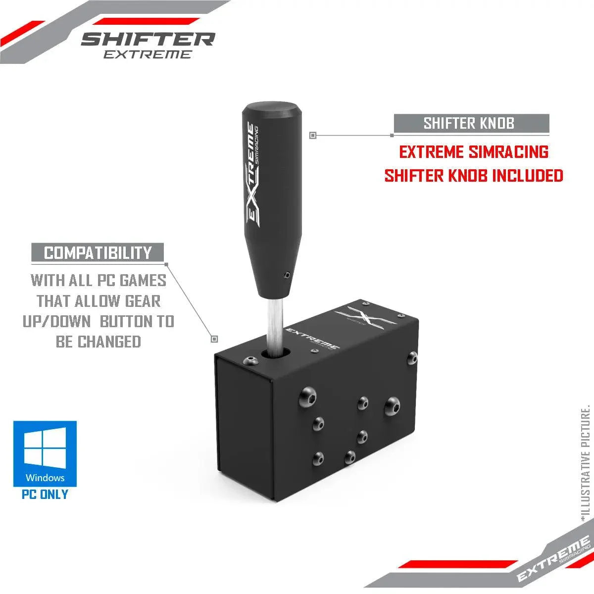 SEQUENTIAL X SHIFTER (FOR PC ONLY) - Extreme Simracing