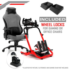 WHEEL STAND SGT RED EDITION (WHEEL LOCKS INCLUDED)