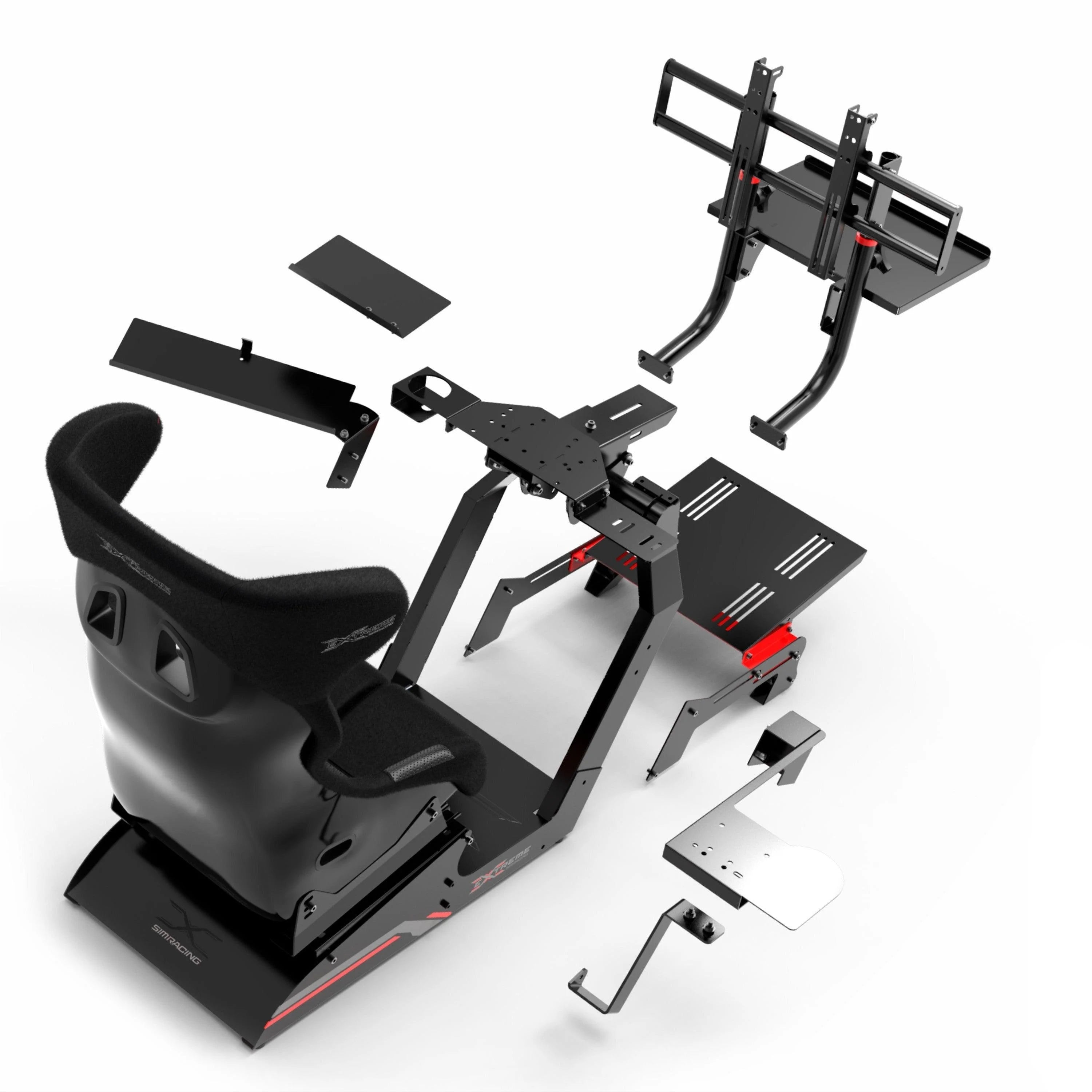 SIM RACING COCKPIT P1 3.0 FULL ACCESSORIES - Extreme Simracing