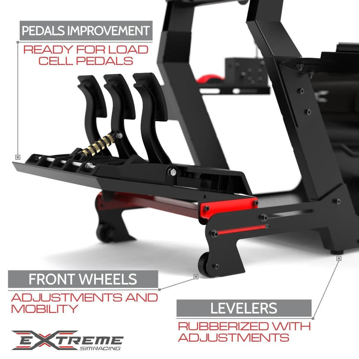 SIM RACING COCKPIT P1 3.0 FULL ACCESSORIES - Extreme Simracing
