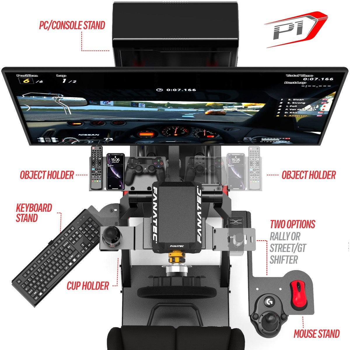 SIM RACING COCKPIT P1 3.0 FULL ACCESSORIES - Extreme Simracing