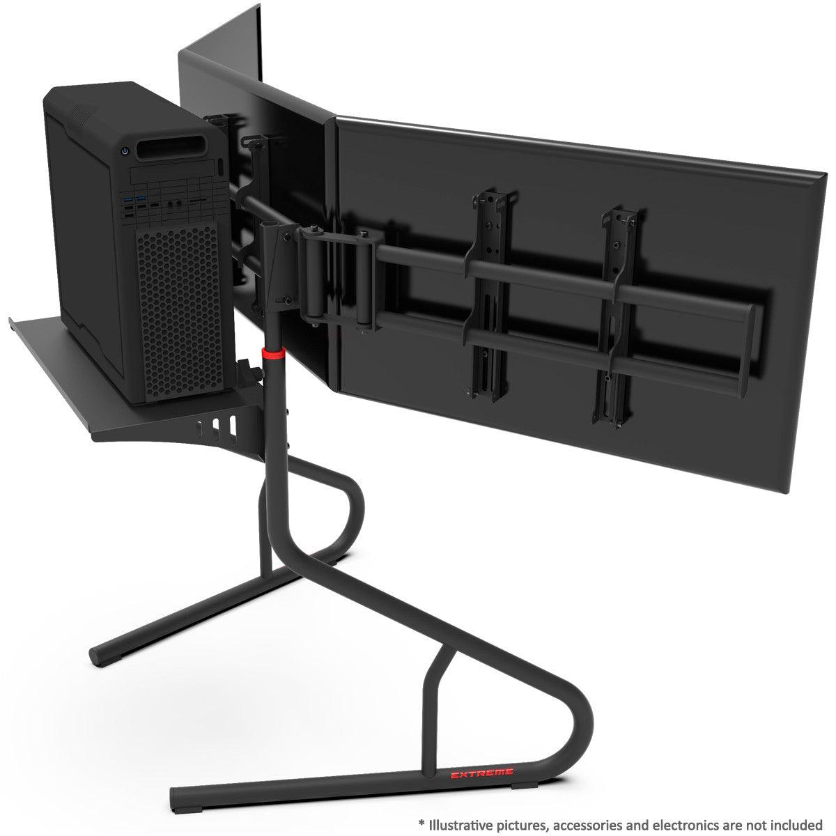 sim racing triple screen stand