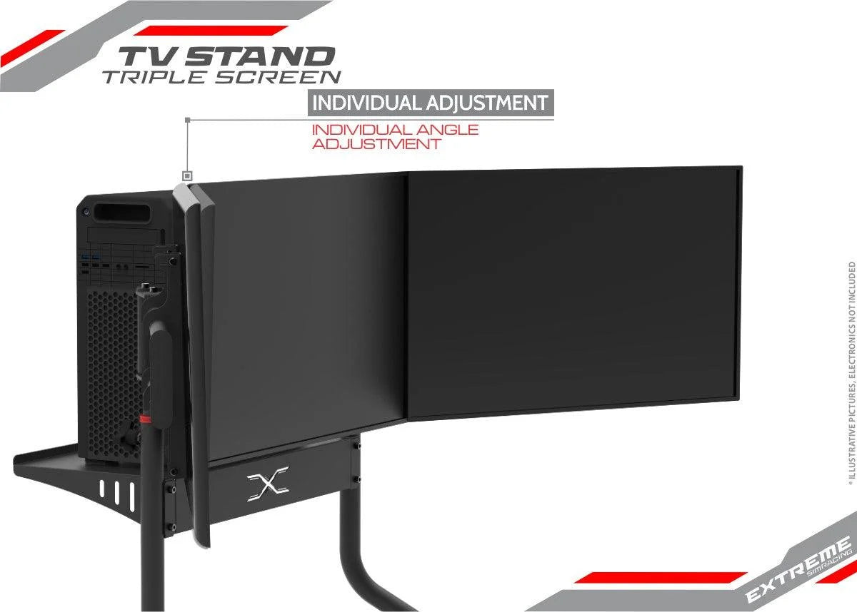 TRIPLE SCREEN TV STAND - Extreme Simracing