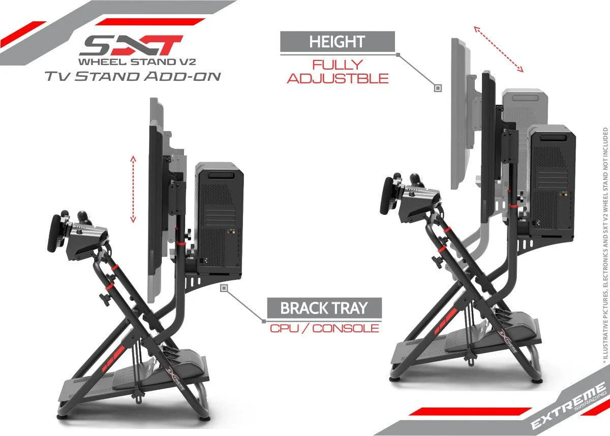 TV STAND - FITS SXT V2 MODEL - Extreme Simracing