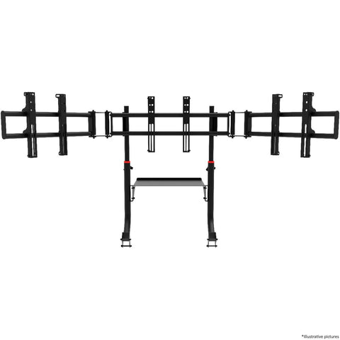 TV STAND TRIPLE SCREEN - FITS SXT V2 MODEL - Extreme Simracing