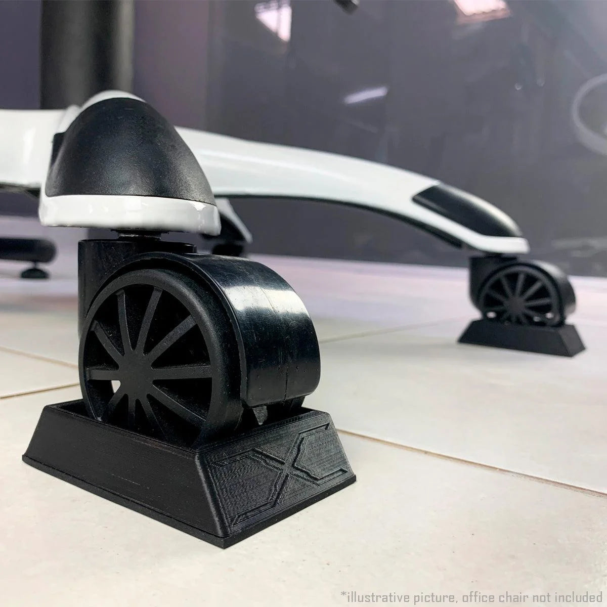 WHEEL LOCKS FOR GAMING CHAIR AND OFFICE CHAIR (PAIR) - Extreme Simracing