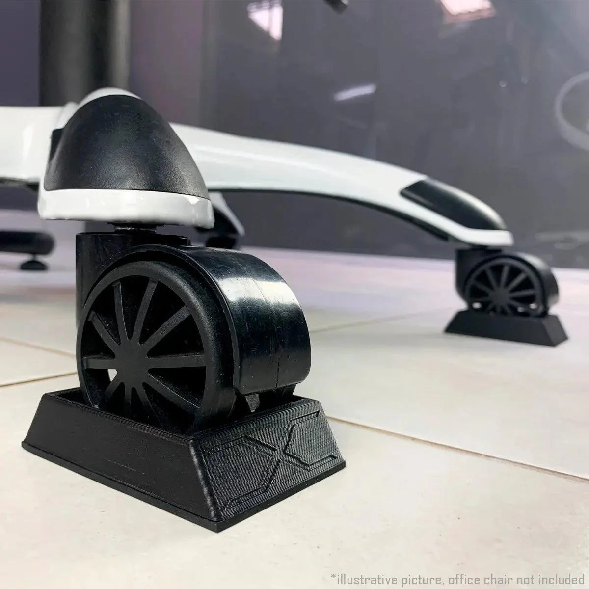 WHEEL LOCKS FOR GAMING CHAIR AND OFFICE CHAIR (PAIR) - Extreme Simracing