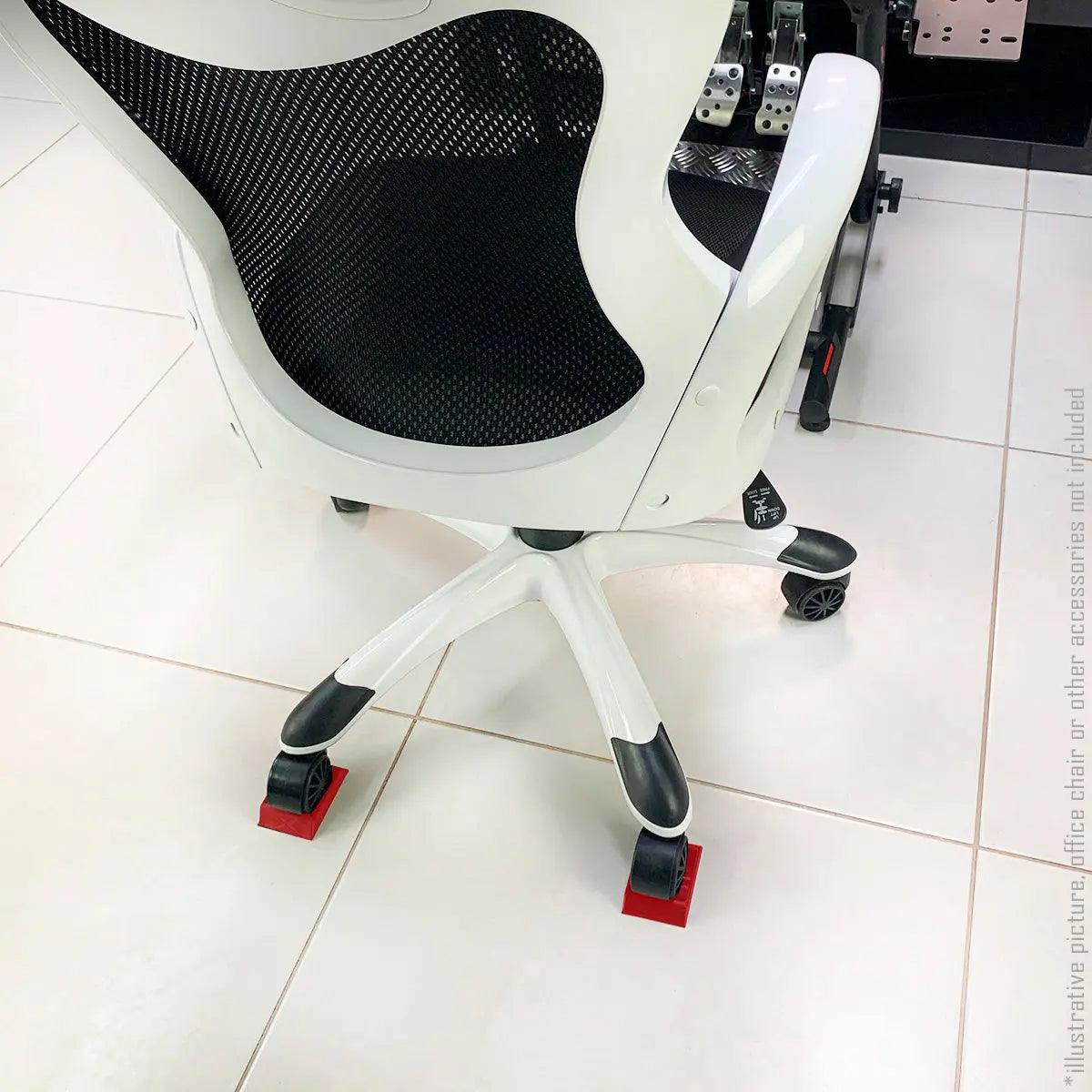 WHEEL LOCKS FOR GAMING CHAIR AND OFFICE CHAIR (PAIR) - Extreme Simracing