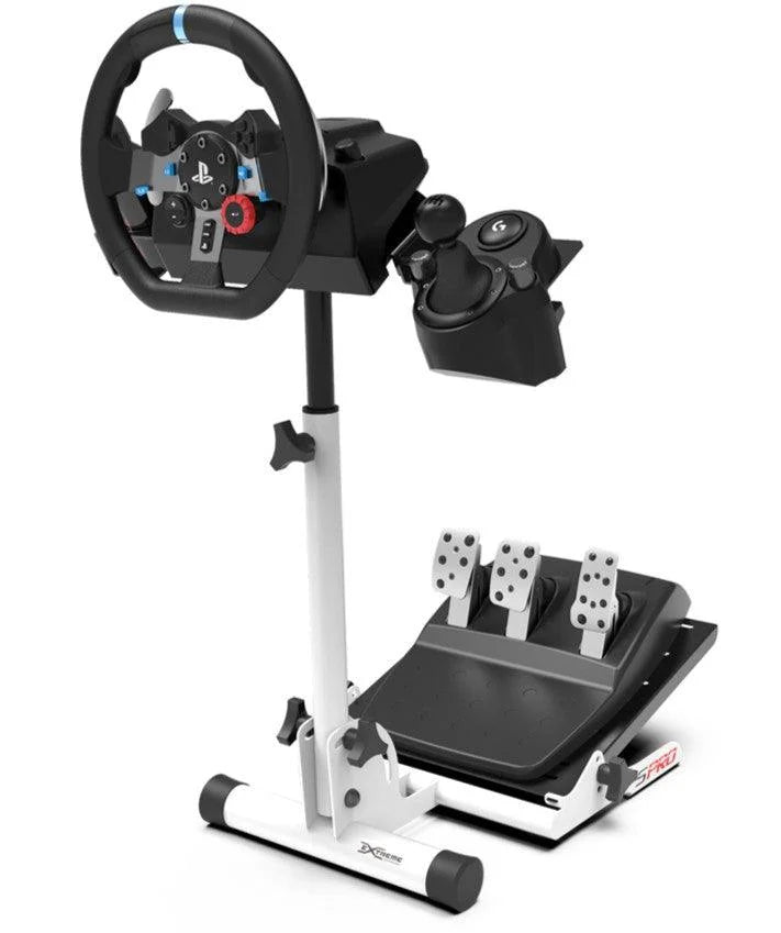 WHEEL STAND WHITE EDITION SPRO - Extreme Simracing