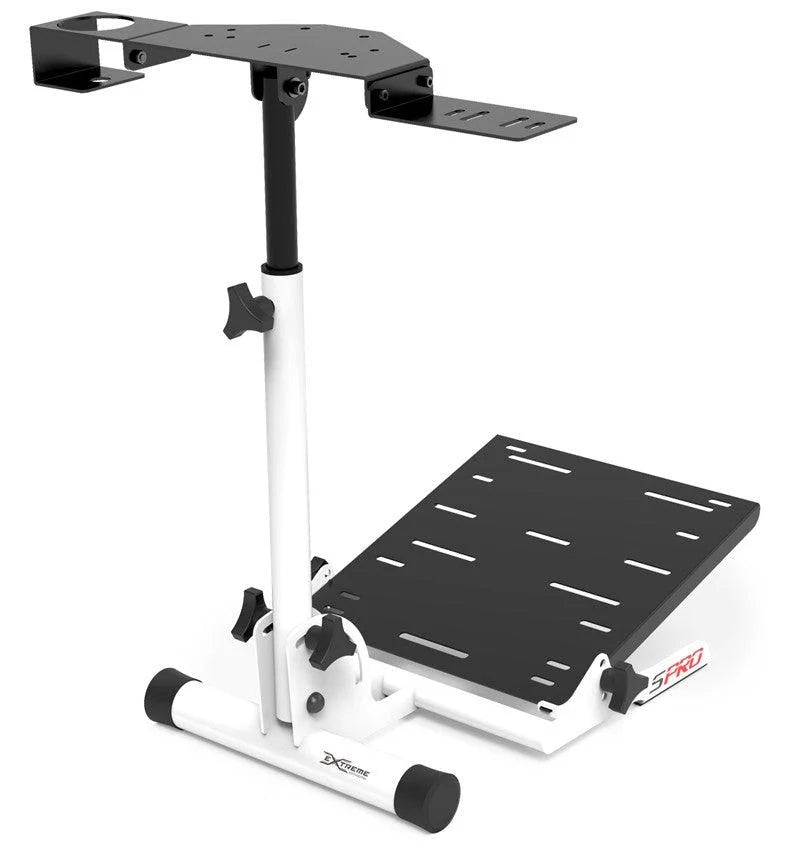 WHEEL STAND WHITE EDITION SPRO - Extreme Simracing